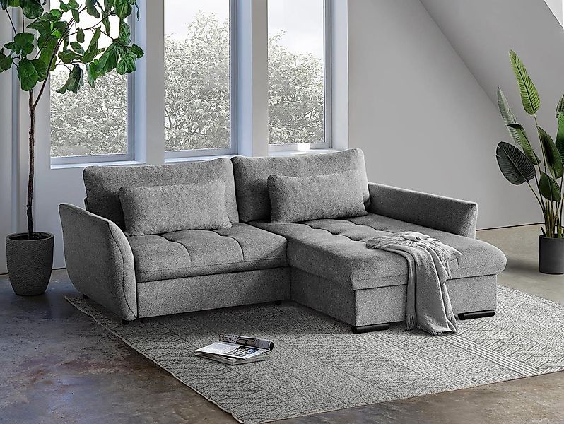 Beautysofa Ecksofa Caro, Lieferung beinhaltet die günstig online kaufen