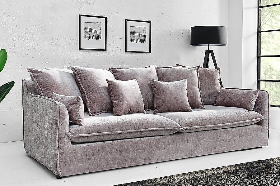 riess-ambiente 3-Sitzer HEAVEN 210cm taupe · Hussensofa inkl. Kissen und ab günstig online kaufen