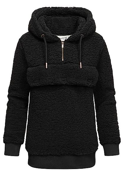 REPUBLIX Kapuzenpullover VALENTINA Damen Teddy Sweatjacke Plüsch Hoodie Pul günstig online kaufen