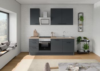 OPTIFIT Küchenzeile "Fiona" Breite 230 cm, mit Hanseatic-E-Geräten in Premi günstig online kaufen