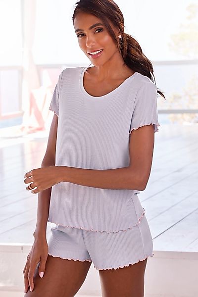 Vivance Dreams Shorty 2 Stk. tlg., mit süßem Babylock-Saum günstig online kaufen
