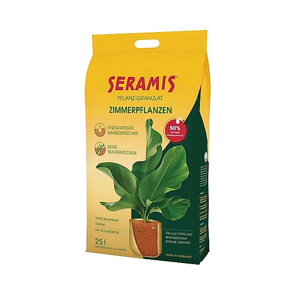 Seramis Pflanzendünger Seramis Pflanz-Granulat für Zimmerpflanzen 25 L günstig online kaufen