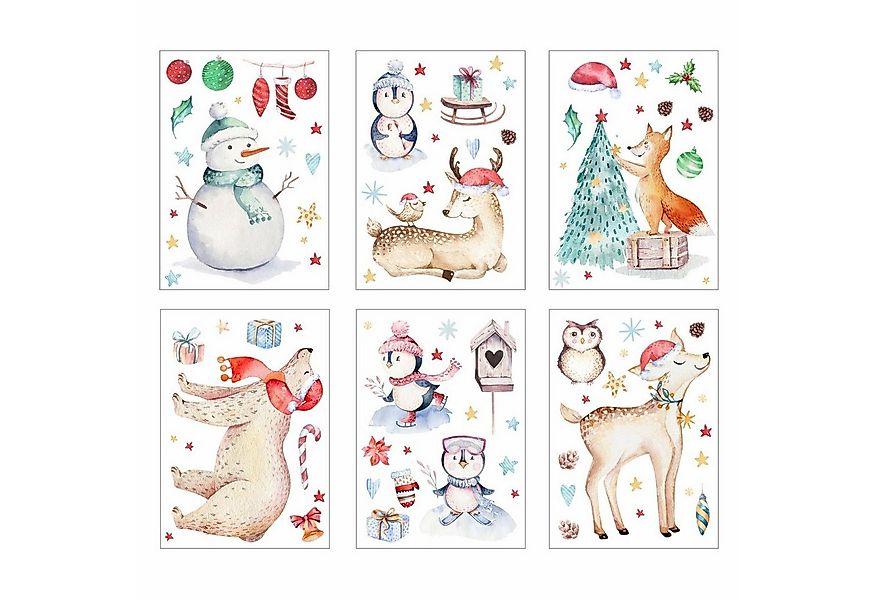 nikima Fensterbild Fensterbilder Weihnachten selbstklebend günstig online kaufen