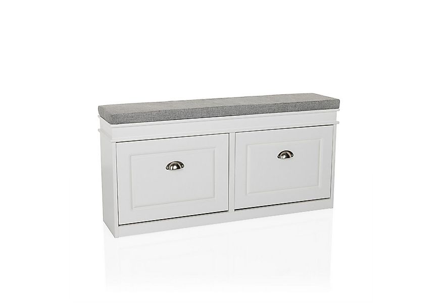 hjh LIVING Schuhschrank Schuhschrank ESTHA I Mdf, Lackiert Schuhbank mit Si günstig online kaufen