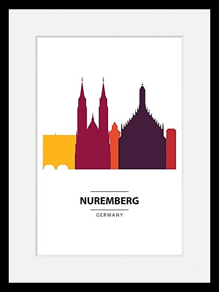 queence Bild "Nuremberg Color Splash", Städte, (1 St.) günstig online kaufen