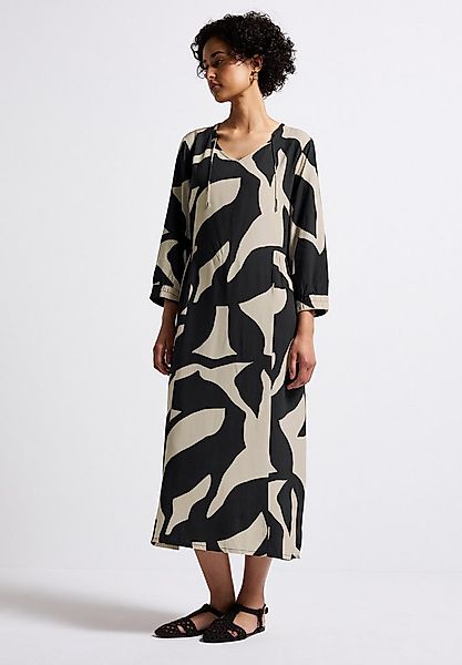 STREET ONE Midikleid mit grafischem Muster und 3/4 -Arm günstig online kaufen