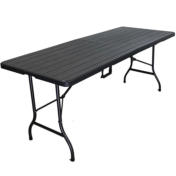 CHEFGASTRO Buffettisch Klappbar 180x74cm Gartentisch Wetterfest Mit Tragegr günstig online kaufen
