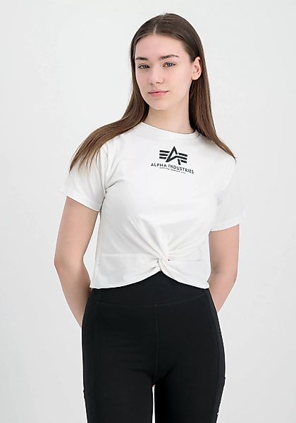 Alpha Industries Muscleshirt "Knotted Crop T-Shirt Women Crop-Top" günstig online kaufen