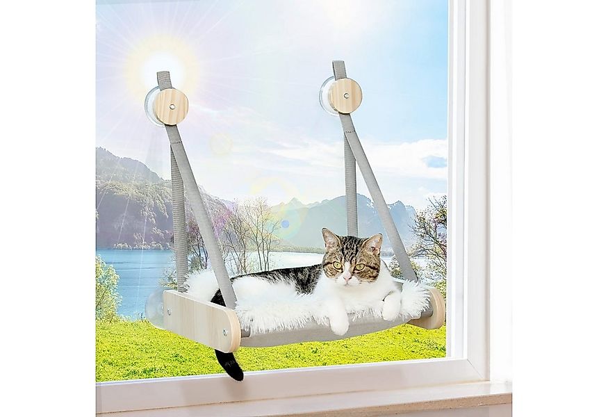 Purpurra Katzen-Hängematte Katzenfensterliege, Single / doppel Katzenfenste günstig online kaufen