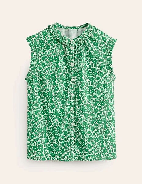 Olive Ärmelloses Hemd Damen Boden, Grünes Tamburin, Tulpengarten günstig online kaufen