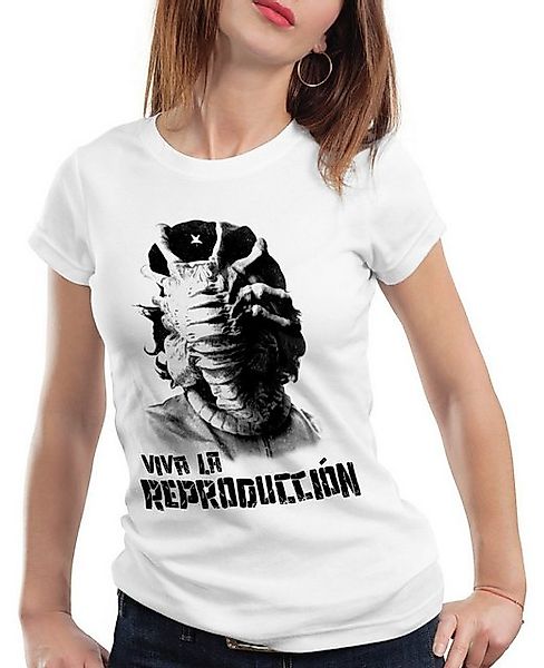 style3 T-Shirt Viva Facehugger alien che guevara revolution kuba xenomorph günstig online kaufen