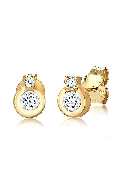 Elli DIAMONDS Paar Ohrstecker Ohrstecker Kreis günstig online kaufen
