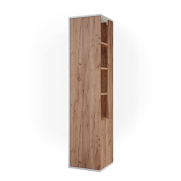 Vicco Hochschrank Kate, Weiß/Eiche, 35 x günstig online kaufen