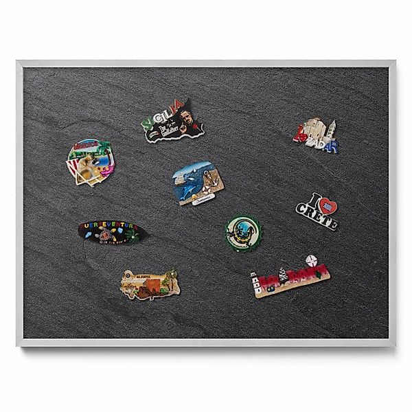 Tulup Magnettafel Gerahmte Magnettafel für Urlaubserinnerungen Steinmauerst günstig online kaufen