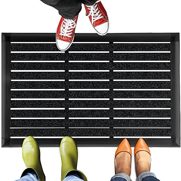 bomoe Fußmatte AluGant, Anthrazit Alu Fußabtreter günstig online kaufen