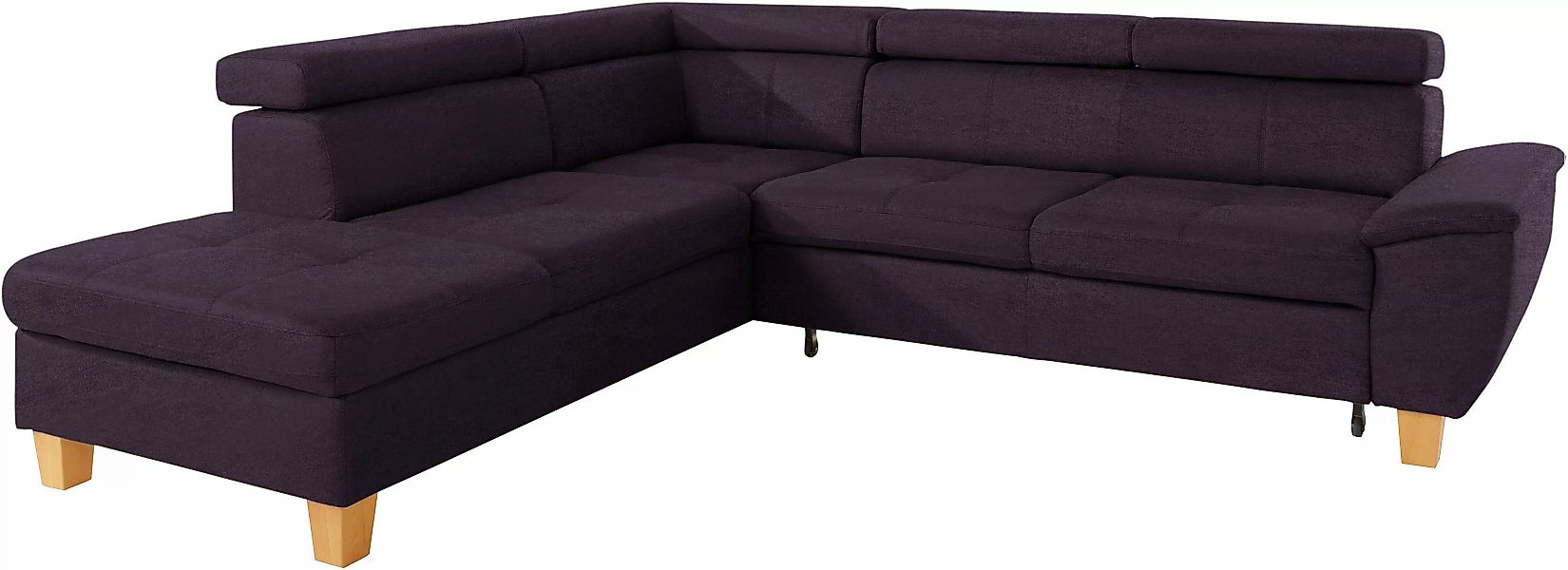 exxpo - sofa fashion Ecksofa "Enya, aufwendige Detailverarbeitung, hoher Si günstig online kaufen