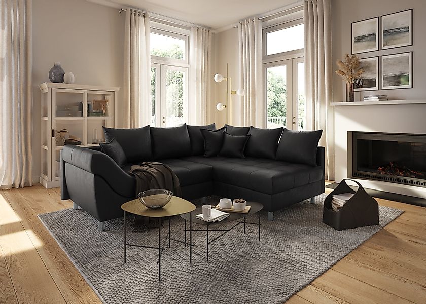 COLLECTION AB Ecksofa "Innsbruck L-Form" inklusive Federkern, Recamiere lin günstig online kaufen