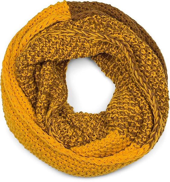 styleBREAKER Strickschal 2-Farbiges Ombré Strick Loop, (1-St) günstig online kaufen