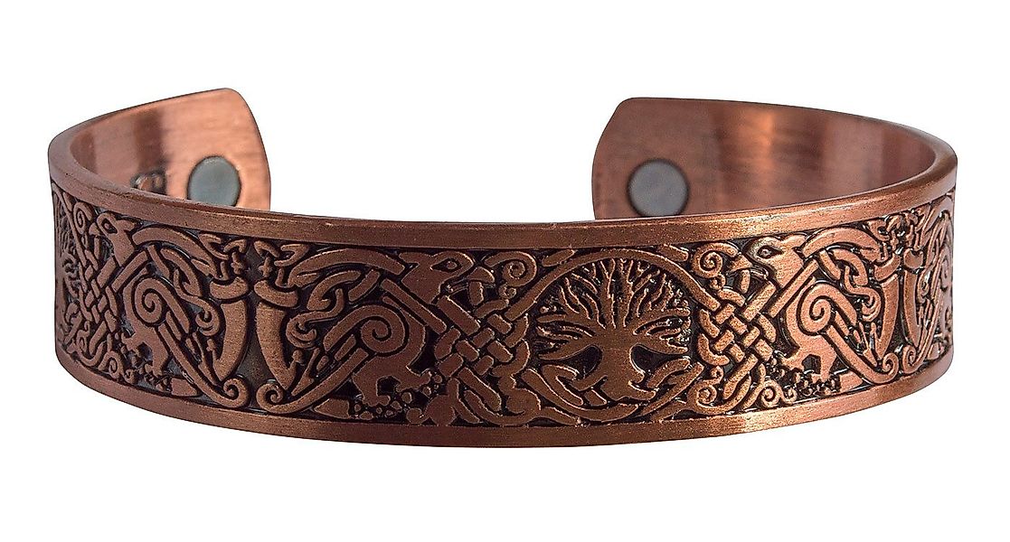 Saraswati Edelstahlarmband Magnet-Armband "Baum des Lebens" günstig online kaufen