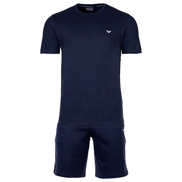 Emporio Armani Pyjama Herren Pyjama Baumwolle günstig online kaufen