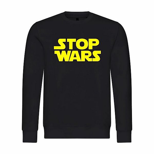 deinshirt Rundhalspullover Herren Pullover Stop Wars Mit Print Motiv, Grafi günstig online kaufen