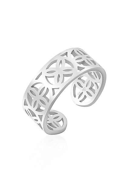 Elli Fingerring Offen Lebensblume Blume 925 günstig online kaufen