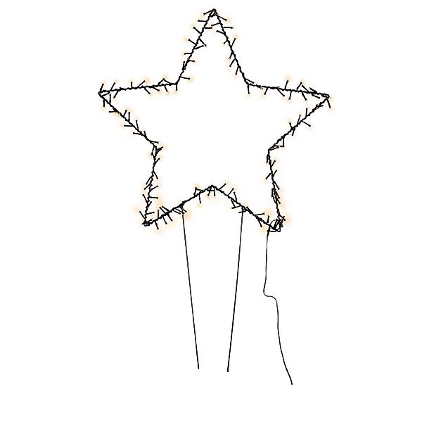 Mojawo XXL Weihnachtsstern Weihnachtsbeleuchtung Gartenstecker inkl. Netzte günstig online kaufen