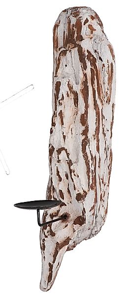 Guru-Shop Windlicht Treibholz Kerzenhalter Wand günstig online kaufen