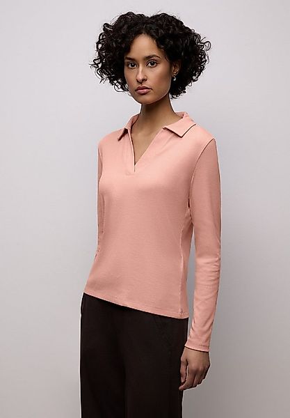 STREET ONE Langarmshirt in Melange Optik günstig online kaufen