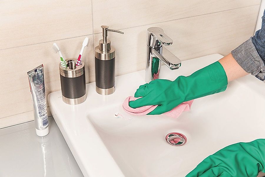 Vileda Latexhandschuhe Vileda Haushaltshandschuhe Dermo Plus Größe L günstig online kaufen