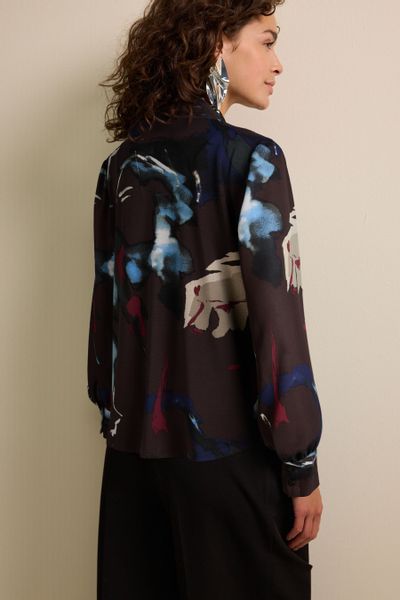 Next Blusenshirt Langärmelige Bluse mit V-Ausschnitt günstig online kaufen