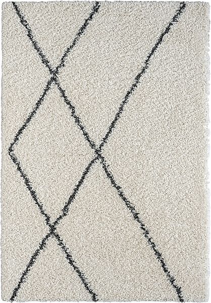 Myflair Möbel & Accessoires Hochflor-Teppich »My Shaggy Raute«, rechteckig, günstig online kaufen