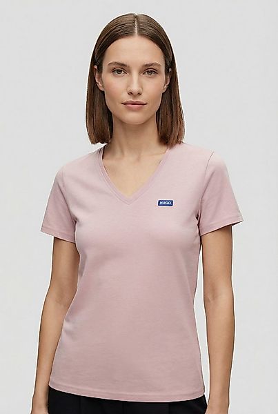 HUGO Blue T-Shirt Classic Tee mit Rundhals, Logodruck günstig online kaufen