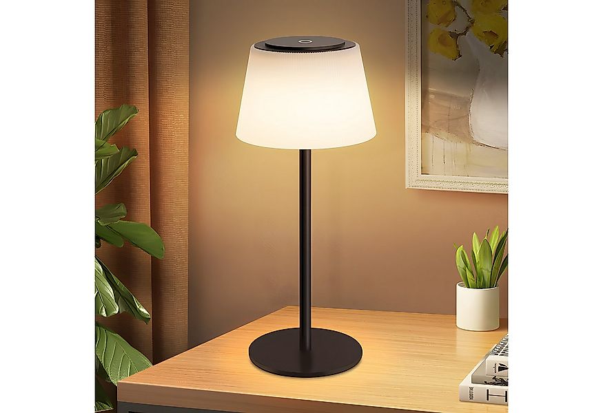 ZMH LED Tischleuchte Touch Dimmbar Tischlampen Modern 3600mhA Batterie für günstig online kaufen