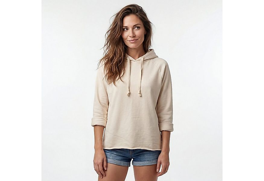 OriginalYou Sweatshirt Damen Langarmshirt mit Kapuze 100% Baumwolle Strand günstig online kaufen