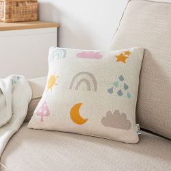 howa Dekokissen be happy, Strickkissen Kinderzimmer günstig online kaufen