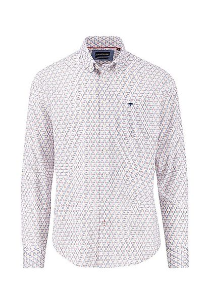 FYNCH-HATTON Langarmhemd mit Logo Stickerei günstig online kaufen