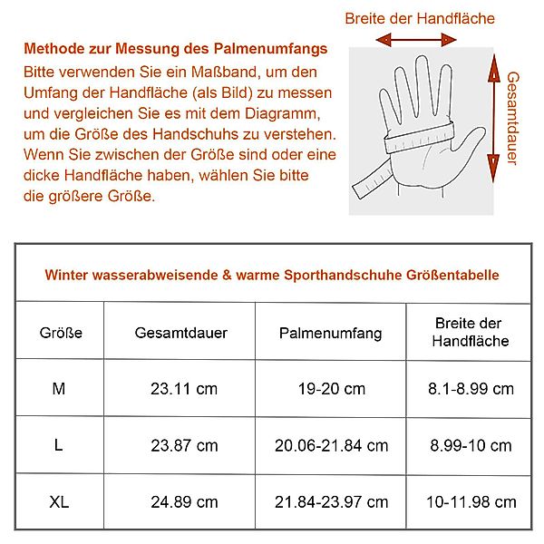 BTTO Angelhandschuhe Fahrradhandschuhe Sporthandschuhe Herren Warme günstig online kaufen