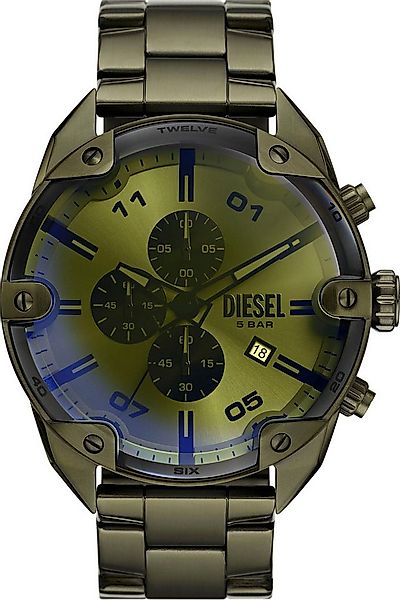 Diesel Chronograph SPIKED DZ4670, Quarzuhr, Armbanduhr, Herrenuhr, Edelstah günstig online kaufen