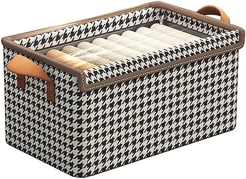 Coonoor Aufbewahrungsbox faltbare Aufbewahrungsbox mit Deckel, günstig online kaufen