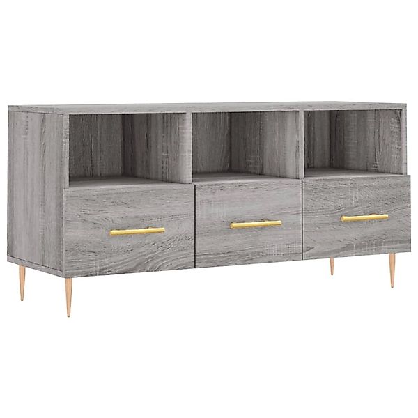 VidaXL TV-Schrank Grau Sonoma 102x36x50 cm Holzwerkstoff  Modell 9 günstig online kaufen