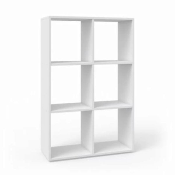 Vicco Raumteiler 6 Fächer Weiß weiß günstig online kaufen