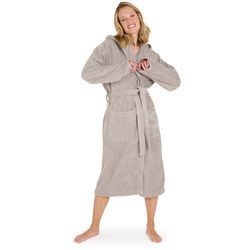 Blumtal Bademantel Damen, mit gefütterter Kapuze, günstig online kaufen