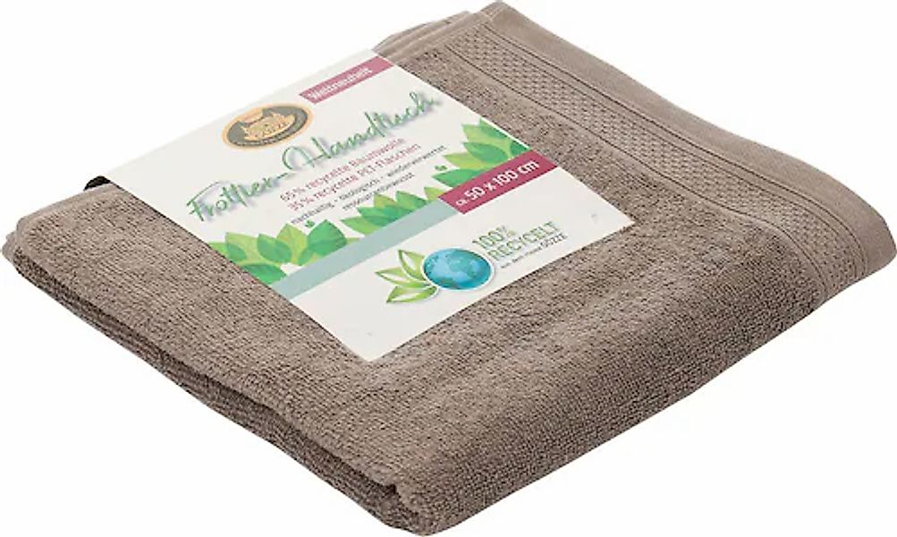 Gözze Handtücher »Uni Recycelt« im Set, Uni Farben, 100% recycelten Materia günstig online kaufen