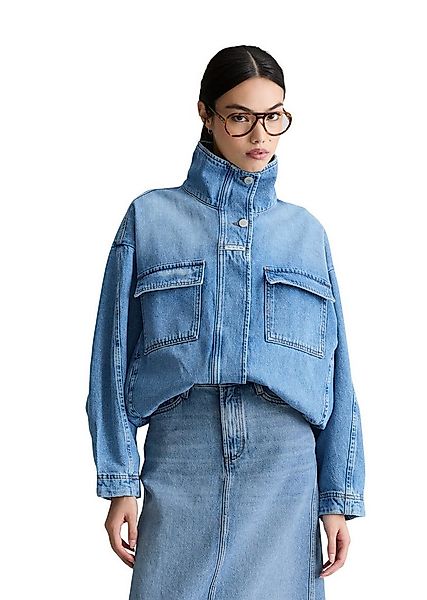 Marc O'Polo DENIM Jeansjacke Funnel-Neck-Jeansblouson oversize günstig online kaufen