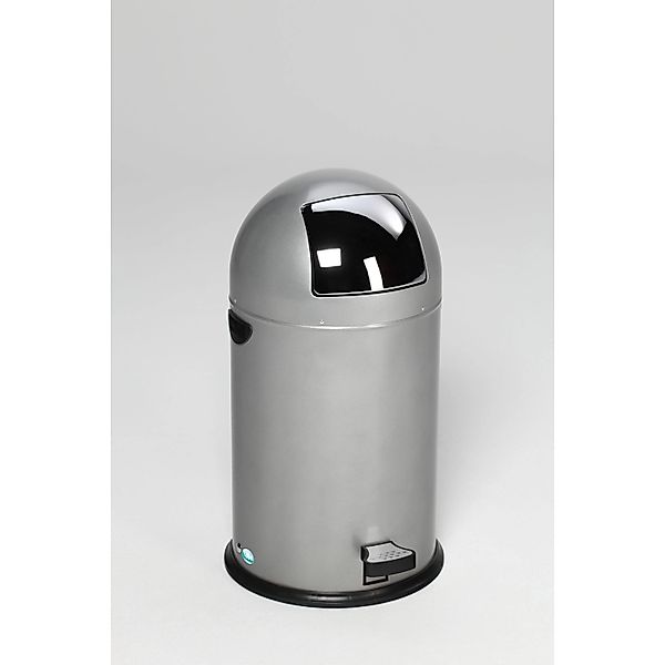 PROREGAL Klassischer Abfallsammler Mit Einwurfklappe Inneneinsatz Fußpedal günstig online kaufen