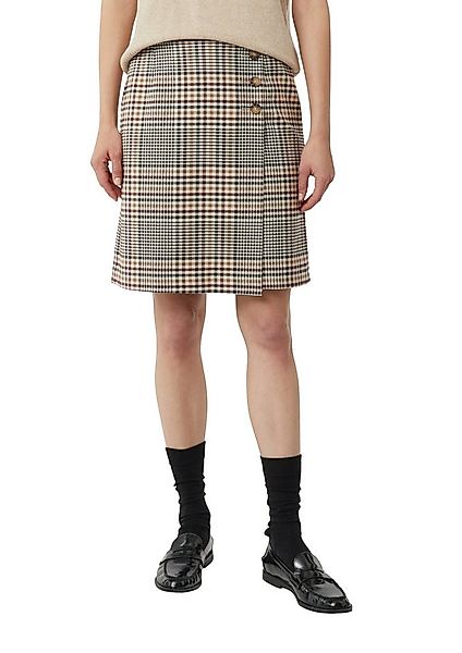 comma Wickelrock mit Karo-Muster günstig online kaufen