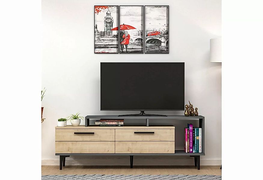 Skye Decor TV-Schrank Schränke, 54x150x31,4 cm, 100% Melaminbeschichtete Pa günstig online kaufen