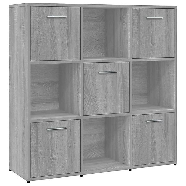 vidaXL Bücherregal Bücherregal Grau Sonoma 90x30x90 günstig online kaufen