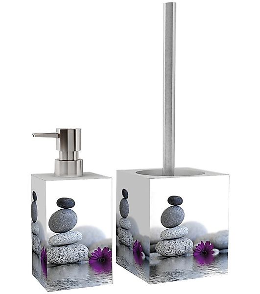 Sanilo Badaccessoire-Set Energy Stones, WC-Bürste und günstig online kaufen